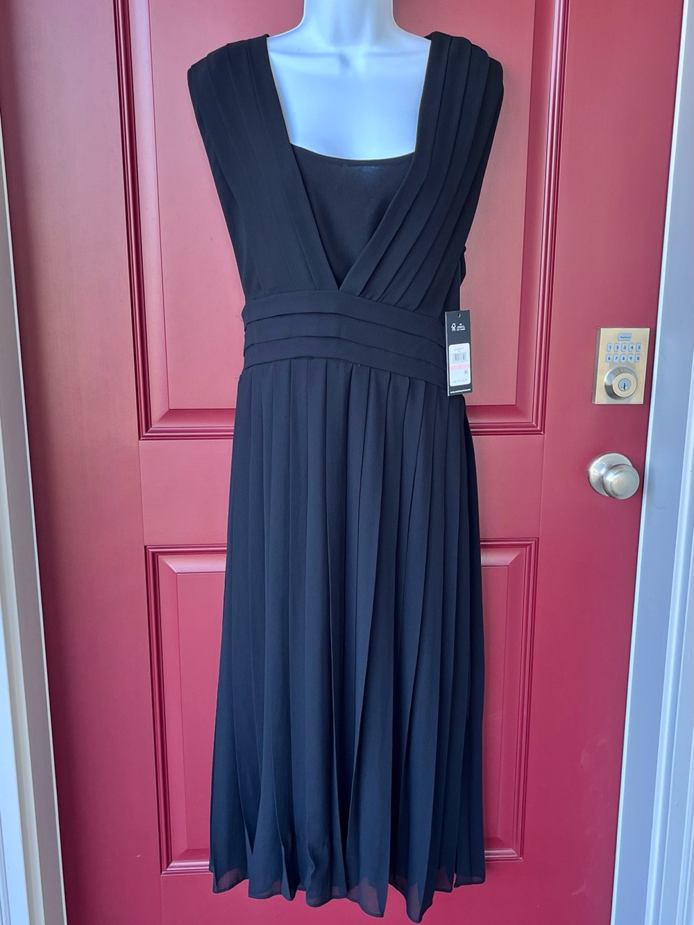 Karl Lagerfeld Sheer Little Black Dress